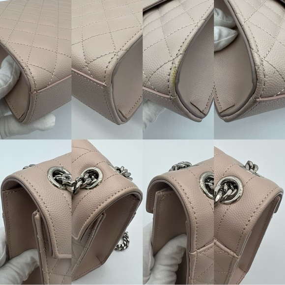 Authentic Envelope medium grained calfskin chain bag - Picture 12 of 17